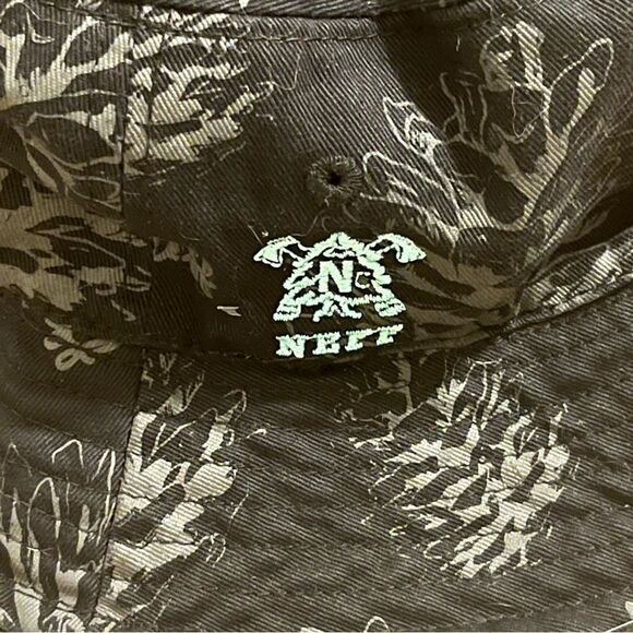 Kid's Neff Black & Grey Printed Bucket Hat - Picture 3 of 10